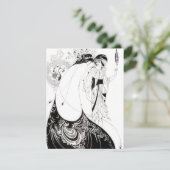 Aubrey Beardsley The Peacock Skirt Kaart (Staand voorkant)