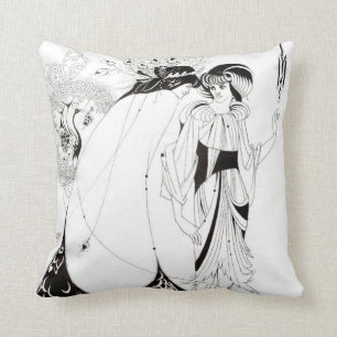 Aubrey Beardsley The Peacock Skirt Pillow Kussen