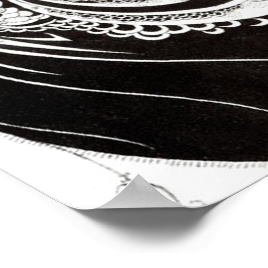 Aubrey Beardsley The Peacock Skirt Poster (Hoek)