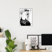 Aubrey Beardsley - The Peacock Skirt Poster (Thuiskantoor)