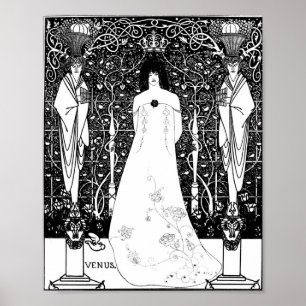 Aubrey Beardsley Venus tussen eindgoden Poster