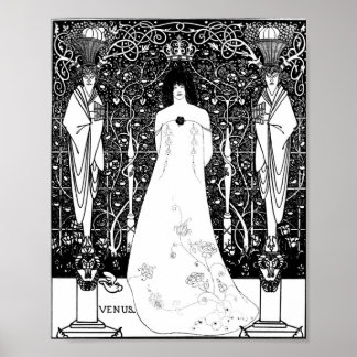 Aubrey Beardsley Venus tussen eindgoden Poster