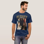 Aubrey Plaza Vintage friends T-shirt (Voorkant volledig)
