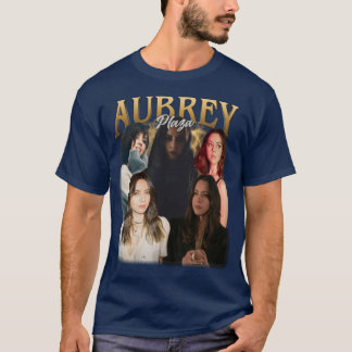 Aubrey Plaza Vintage vrienden T-shirt