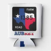 Aubrey, TX, fm 1385 rd & Texas Longhorn Koelbox Blikjeskoeler (Voorkant)