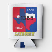 Aubrey, TX & Texas Longhorn Koelbox Blikjeskoeler (Voorkant)