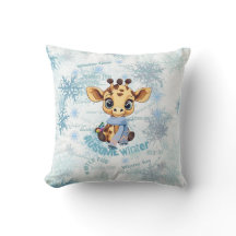 AUbste Winterse Giraffe – Schattig Autisme Bewustz