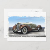 Auburn851ZTs Briefkaart (Voorkant / Achterkant)