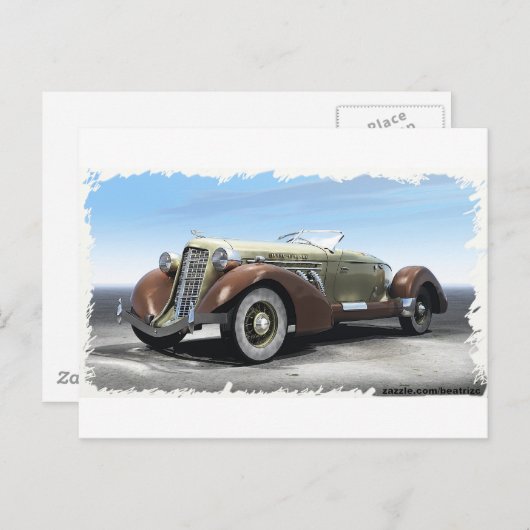 Auburn851ZTs Briefkaart (Voorkant / Achterkant)