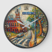 Auburn Alabama Artistic Downtown  Grote Klok (Voorkant)