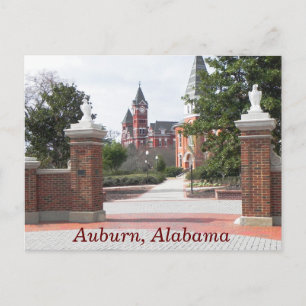 Auburn Alabama - briefkaart