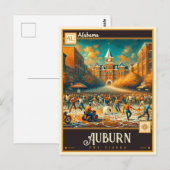 Auburn, Alabama |  Briefkaart (Voorkant / Achterkant)