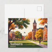 Auburn Alabama Briefkaart (Voorkant / Achterkant)