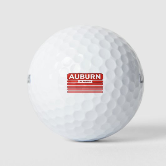 Auburn Alabama Golfballen (Voorkant)