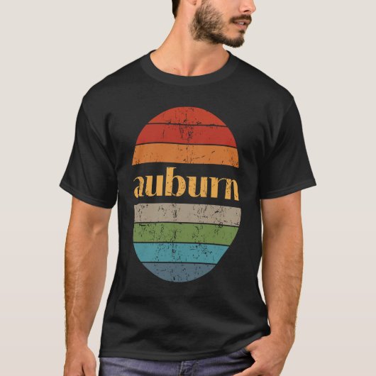 Auburn Alabama Kwaliteit Zonsondergang 3 Verdrieti T-shirt (Voorkant)