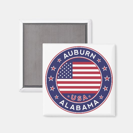Auburn, Alabama Magneet (Voorkant / Achterkant)
