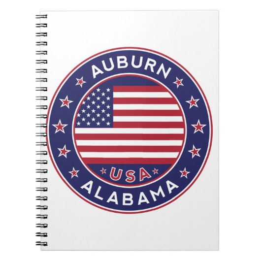 Auburn, Alabama Notitieboek (Voorkant)