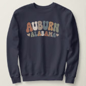 Auburn Alabama Schattig Retro Trui (Design voorkant)