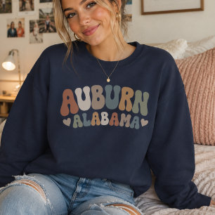 Auburn Alabama Schattig Retro Trui