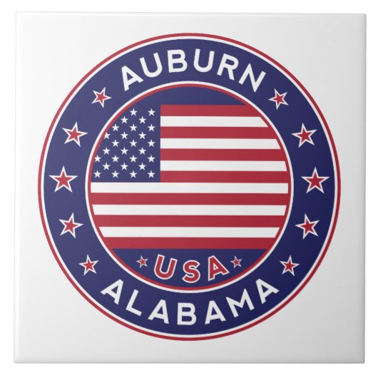 Auburn, Alabama, Verenigde Staten Tegeltje (Voorkant)