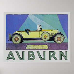  Auburn Automobile Ad Poster