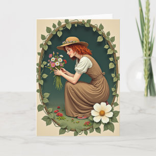 Auburn Beauty Bloemboeketkaart Kaart