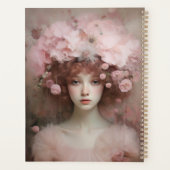Auburn Beauty - Een Vrouwenportret en Bloemen Planner (Achterkant)
