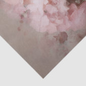 Auburn Beauty - Een Vrouwenportret en Bloemen Tissuepapier (Detail)