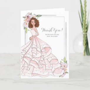 Auburn Bride Vrijgezellenfeest Toekomst Mrs Bedankkaart