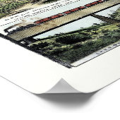 Auburn, CA Panoramic Map - 1887 Poster (Hoek)