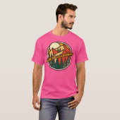  Auburn Californië Mountain Hiking Souvenir T-shirt (Voorkant volledig)