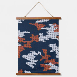 Auburn Deep-South Tiger Spirit Camo Hangend Wandkleed