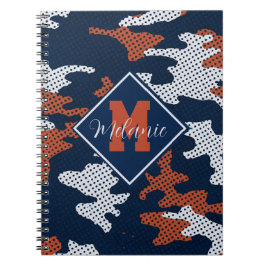 Auburn Deep-South Tiger Spirit Camo Notitieboek