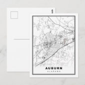 Auburn Kaart (Voorkant / Achterkant)