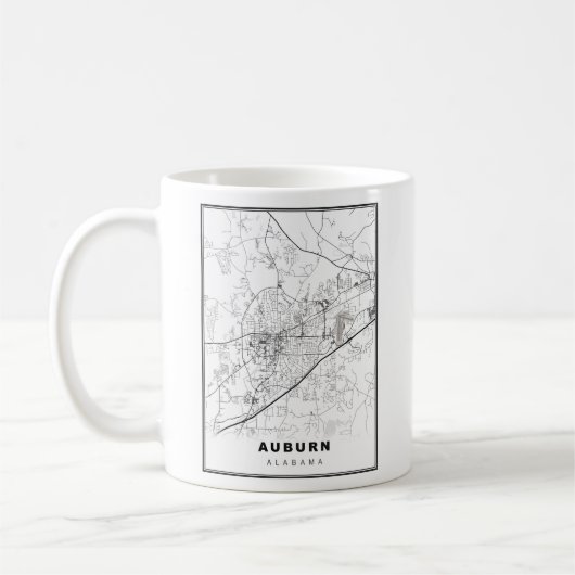 Auburn Kaart Koffiemok (Links)