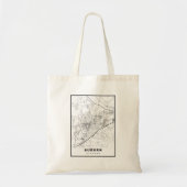 Auburn Kaart Tote Bag (Voorkant)