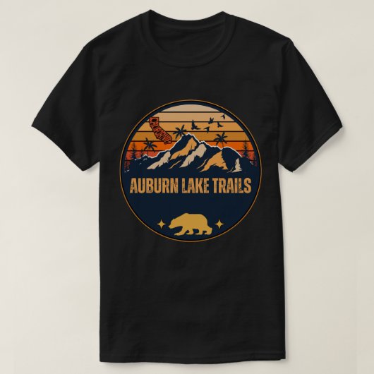 Auburn Lake Trails, Californië T-shirt (Design voorkant)