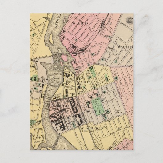 Auburn, Lewiston Briefkaart (Voorkant)