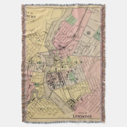 Auburn, Lewiston Deken (Voorkant Verticaal)