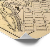 Auburn, Lewiston Map Poster (Hoek)