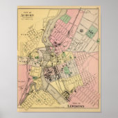 Auburn, Lewiston Poster (Voorkant)