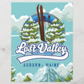 Auburn, Maine, Lost valley ski (Achterkant)