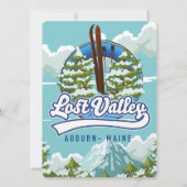 Auburn, Maine, Lost valley ski (Achterkant)
