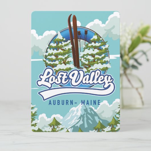 Auburn, Maine, Lost valley ski (Staand voorkant)