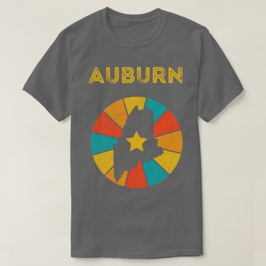 Auburn Maine  Verdrietig Souvenir 1 T-shirt (Design voorkant)