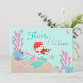 Auburn Mermaid Bedankt (Staand voorkant)