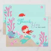 Auburn Mermaid Bedankt (Voorkant / Achterkant)