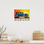 Auburn ~  motorrijtuigenreclame poster (Keuken)