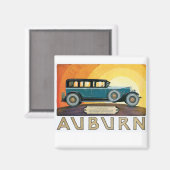  Auburn Motors Sunburst Ad Magneet (Voorkant / Achterkant)