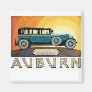  Auburn Motors Sunburst Ad Magneet
